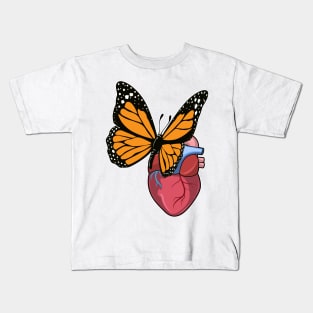 Butterfly with Heart Kids T-Shirt